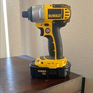 Yellow and Black Cordless Impact Driver